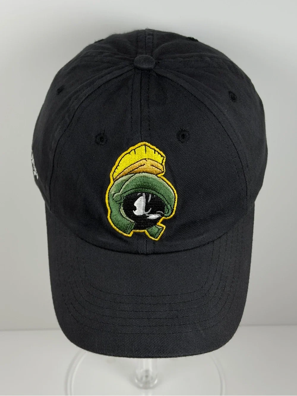 Six Flags Marvin the Martian Hat Looney Tunes Youth Strapback Black 2008 Y2K